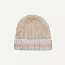 Load image into Gallery viewer, SealSkinz Holkham Waterproof Cold Weather Striped Roll Cuff Beanie