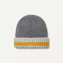 Load image into Gallery viewer, SealSkinz Holkham Waterproof Cold Weather Striped Roll Cuff Beanie