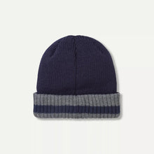 Load image into Gallery viewer, SealSkinz Holkham Waterproof Cold Weather Striped Roll Cuff Beanie