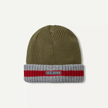 Load image into Gallery viewer, SealSkinz Holkham Waterproof Cold Weather Striped Roll Cuff Beanie