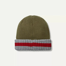 Load image into Gallery viewer, SealSkinz Holkham Waterproof Cold Weather Striped Roll Cuff Beanie