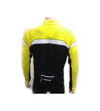 Load image into Gallery viewer, MIDAS Long Sleeve Winter Cycling Jersey Top - Yellow - Small