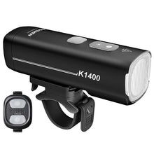 Load image into Gallery viewer, Ravemen K1400 USB Rechargeable AI Nighttime LED Front Bike Light