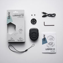 Load image into Gallery viewer, Fabric Lumaray V3 400lm Headlight &amp; Powerbank - Computer Mount | High on Bikes