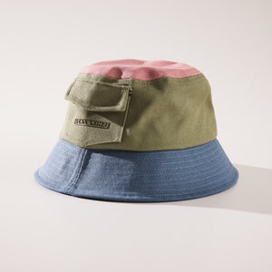SealSkinz Lynford Waterproof Colour Block Canvas Bucket Hat