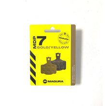 Load image into Gallery viewer, Magura MDP 7 Gold / Yellow - MT disc brake 2 piston,2 single brake pads | High on Bikes