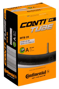 Continental MTB 29 Mountain Bike 29ER Inner Tube 29" x 1.75-2.5 Schrader - 40mm