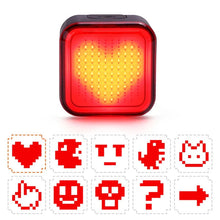 Load image into Gallery viewer, Ravemen NT401 LED USB Rechargeable Intelligent Custom Emoji Rear Light | High on Bikes
