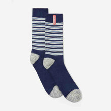 Load image into Gallery viewer, SealSkinz Oby Bamboo Mid Length Multi Stripe Socks