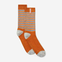 Load image into Gallery viewer, SealSkinz Oby Bamboo Mid Length Multi Stripe Socks