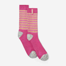 Load image into Gallery viewer, SealSkinz Oby Bamboo Mid Length Multi Stripe Socks