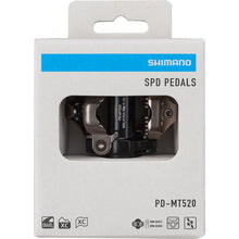 Load image into Gallery viewer, Shimano PD-MT520 SPD Dual Sided Clipless Pedals + Cleats