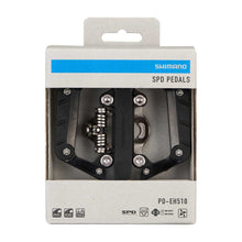 Load image into Gallery viewer, Shimano PD-EH510 Hybrid Pedals | SPD &amp; Flat Platform Black