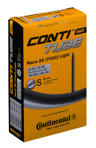 Continental Race 28 Light Road Bike Inner Tube 700c x 20-25 Presta - 80mm