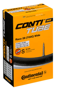 Continental Race 28 - WIDE - Road Bike Inner Tube 700 x 25-32 Presta 42mm