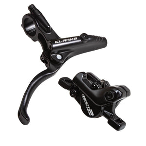 Clarks React 2 Hydraulic Disc Brake Set 2-Piston - Front & Rear - 180/160mm