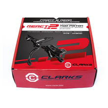 Load image into Gallery viewer, Clarks React 2 Hydraulic Disc Brake Set 2-Piston - Front &amp; Rear - 180/160mm