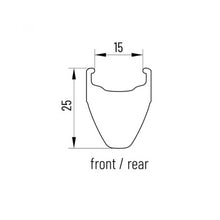 Load image into Gallery viewer, Miche Reflex RX7 Road Wheels Rim Brake QR Black