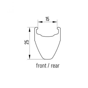 Miche Reflex RX7 Road Wheels Rim Brake QR Black