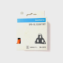Load image into Gallery viewer, Shimano SM-SH10 Fixed SPD-SL Road Bike Pedal Cleats