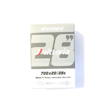 Load image into Gallery viewer, Vittoria Standard RVC Road Bike Inner Tube 700 x 20-28 - 48/60/80mm Valve Presta
