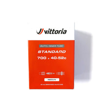 Load image into Gallery viewer, Vittoria Standard RVC Road Bike Inner Tube 700 x 40-52 - 48/60mm Valve Presta