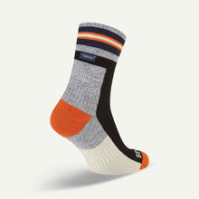 Load image into Gallery viewer, SealSkinz Surlingham A Waterproof All Weather Ankle Length Striped Cuff Socks