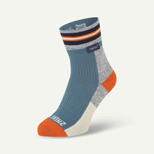 Load image into Gallery viewer, SealSkinz Surlingham A Waterproof All Weather Ankle Length Striped Cuff Socks
