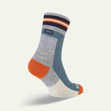 Load image into Gallery viewer, SealSkinz Surlingham A Waterproof All Weather Ankle Length Striped Cuff Socks