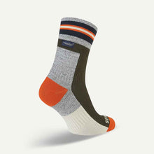 Load image into Gallery viewer, SealSkinz Surlingham A Waterproof All Weather Ankle Length Striped Cuff Socks
