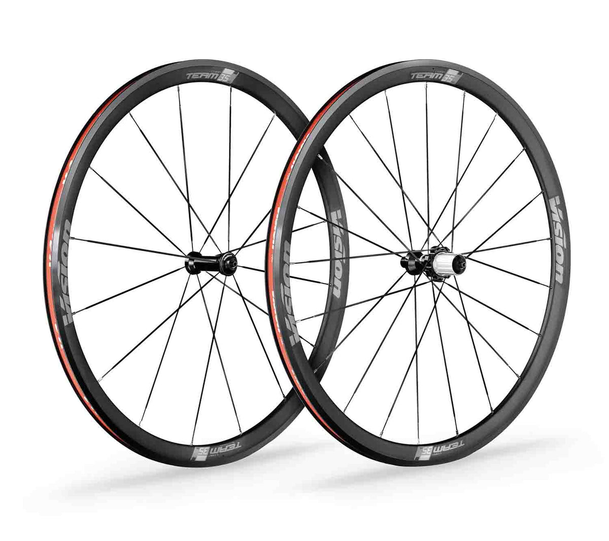 Les Rim Comp Vision Team 35 Comp SL - Rim Brake Road Wheels - Shimano - Full Black ...