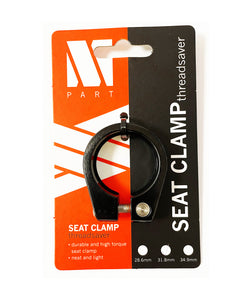 M-Part Threadsaver Alloy Seatpost Clamp - Black - 31.8mm