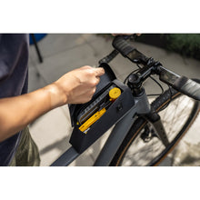 Load image into Gallery viewer, Topeak Toploader DryShell Top Tube Bag - Black | High on Bikes