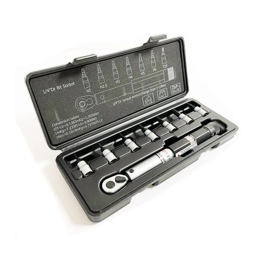 XLC Torque Wrench with Bits - 3-14nm