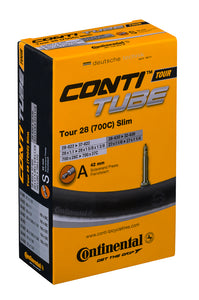 Continental Tour 28 Slim Road Bike Inner Tube 700c x 28-37 Presta - 42mm