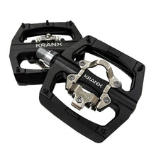 Load image into Gallery viewer, KranX Trail Multi Dual Pedals: SPD Clip-in &amp; Flat Platform MTB