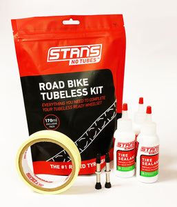 Stans NoTubes Road Bike Tubeless Conversion Kit - 44mm Valves