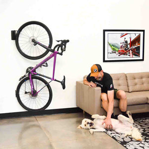 Feedback Sports Velo Hinge Bike Wall Mount High on Bikes