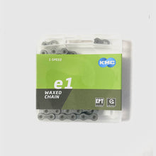 Load image into Gallery viewer, KMC E1 EPT E-Bike Waxed Chain - 3/32 - 110L - Silver | High on Bikes