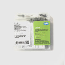 Load image into Gallery viewer, KMC E1 EPT E-Bike Waxed Chain - 3/32 - 110L - Silver | High on Bikes