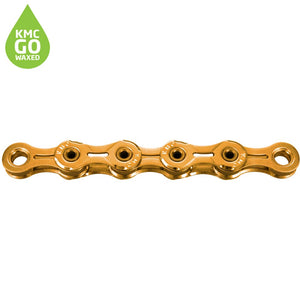 KMC X11SL Waxed Chain 11 Speed - 118L - Ti-N Gold