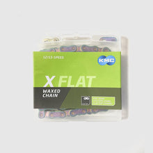 Load image into Gallery viewer, KMC X Flat SRAM fit 12/13 Speed Waxed Chain - 126L - Aurora Blue | High on Bikes