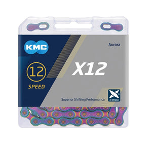KMC X12 Chain - 12 Speed - 126L - Aurora Blue