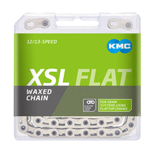 Load image into Gallery viewer, KMC X Flat SL SRAM fit 12/13 Speed Waxed Chain - 126L - Silver | High on Bikes