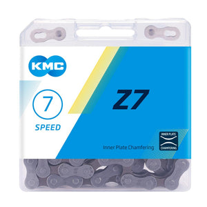 KMC Z7 - 6/7 Speed Chain - 114L- Grey / Brown