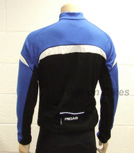 Load image into Gallery viewer, MIDAS Long Sleeve Winter Cycling Jersey Top - Blue - Small