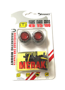 Moon Merak - Magnetic Mount Bar End Light Set