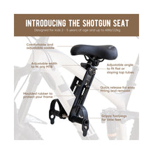 Load image into Gallery viewer, Kids Ride Shotgun Front Mounted MTB Seat 2-5yr Old