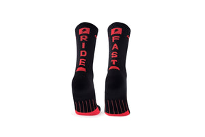 M2O Ride Fast Crew Plus Compression Socks