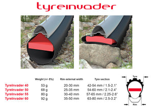 Effetto TyreInvader Tubeless Tyre Inserts X 2